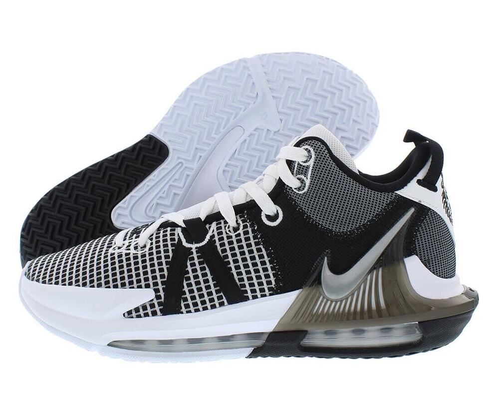 Nike Lebron Witness VII DM1123 100 White Black Basketball Sneakers Shoes 9.5 US